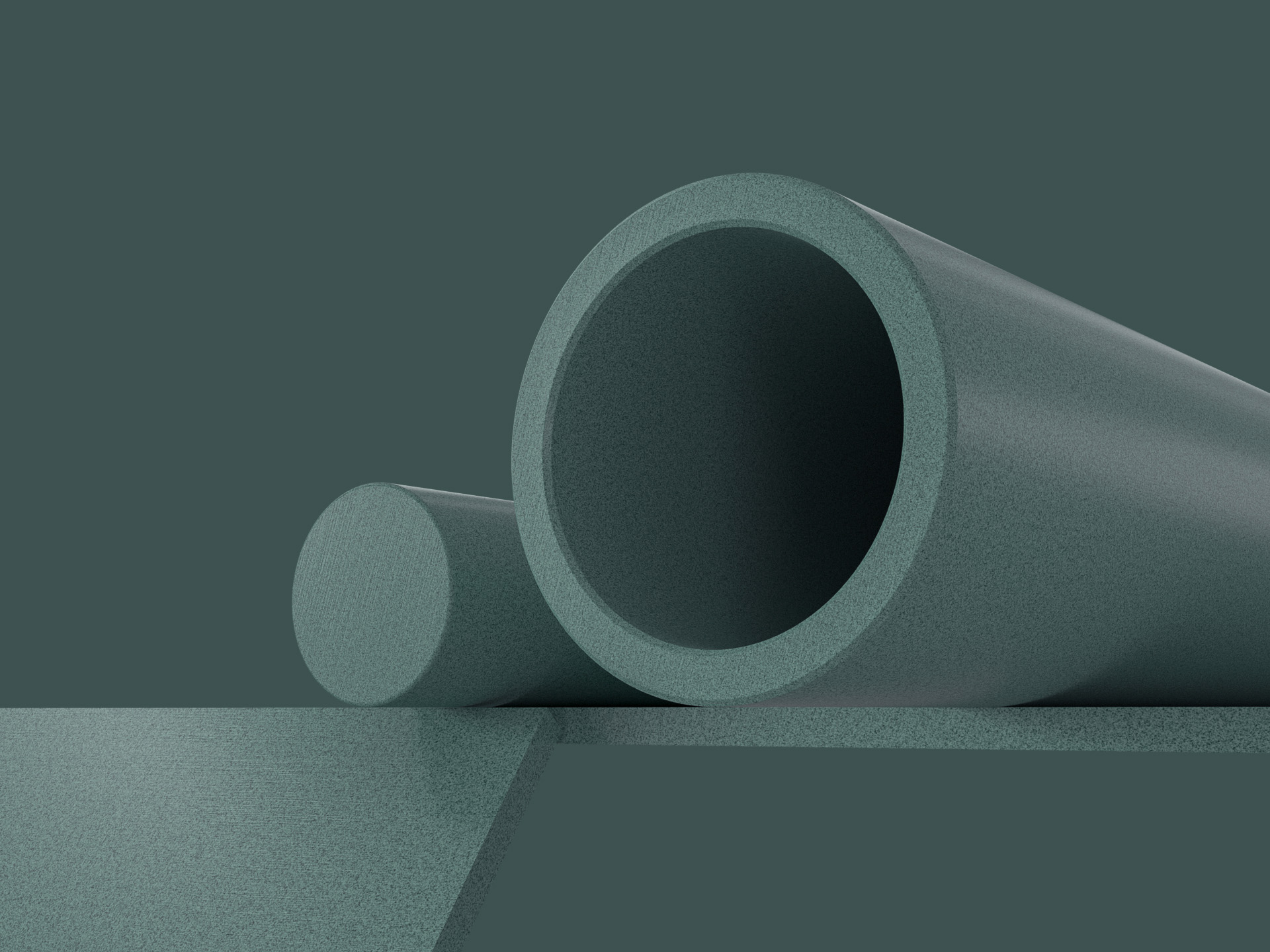 TIVAR® Cestigreen UHMW-PE plastic stock shapes